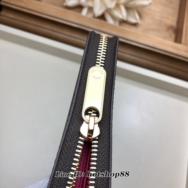 路易威登LV錢包 LV老花長錢包 M64416 愛心鎖 拉鏈長錢包 xxlv1428